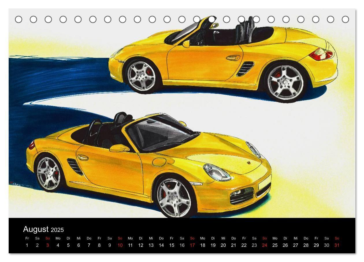 Bild: 9783435497973 | Porsche inspired Artwork by Reinhold Art´s (Tischkalender 2025 DIN...