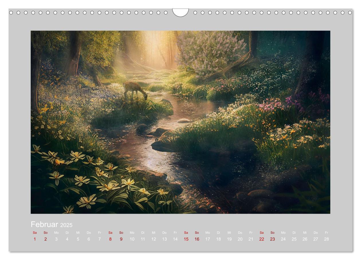 Bild: 9783383913747 | Wald der Märchen (Wandkalender 2025 DIN A3 quer), CALVENDO...