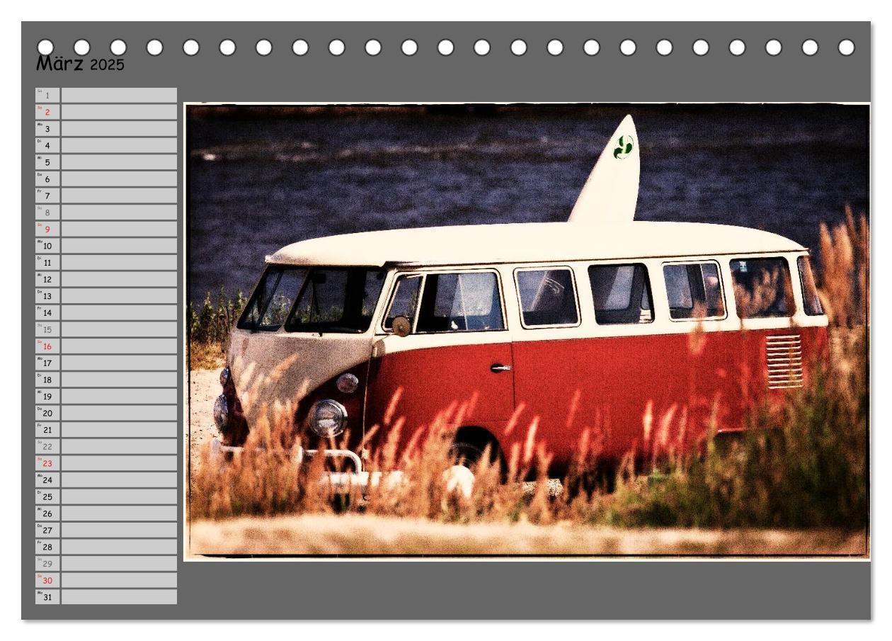 Bild: 9783435551637 | Oldtimer auf Tour (Tischkalender 2025 DIN A5 quer), CALVENDO...