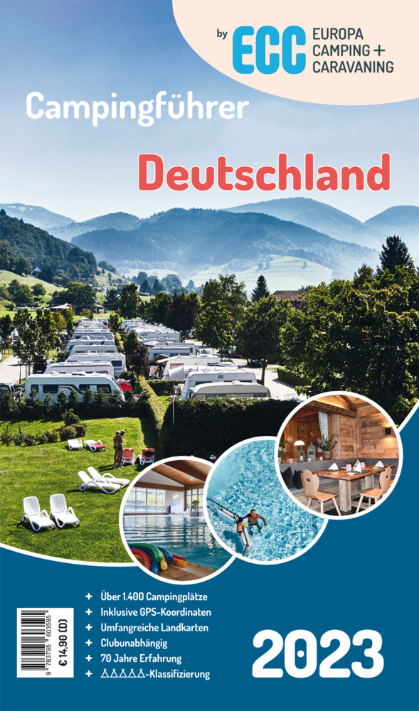 Cover: 9783795603595 | ECC Campingführer Deutschland 2023 | Taschenbuch | Englisch Broschur