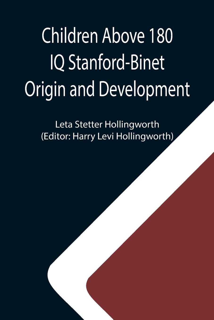Cover: 9789355118165 | Children Above 180 IQ Stanford-Binet Origin and Development | Buch