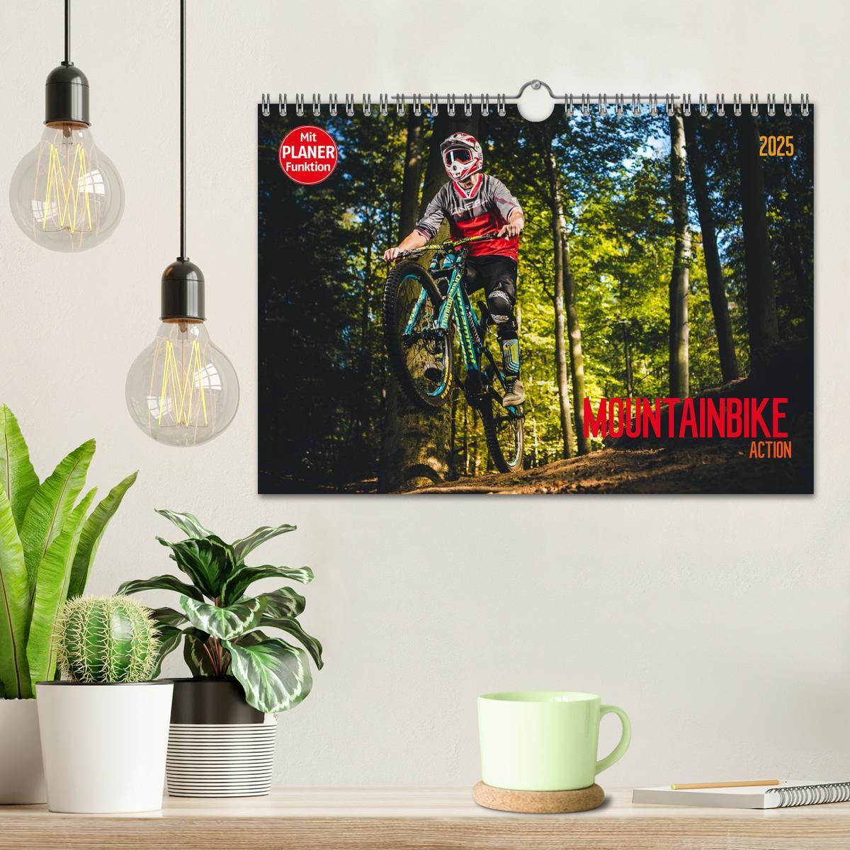 Bild: 9783435534562 | Mountainbike Action (Wandkalender 2025 DIN A4 quer), CALVENDO...