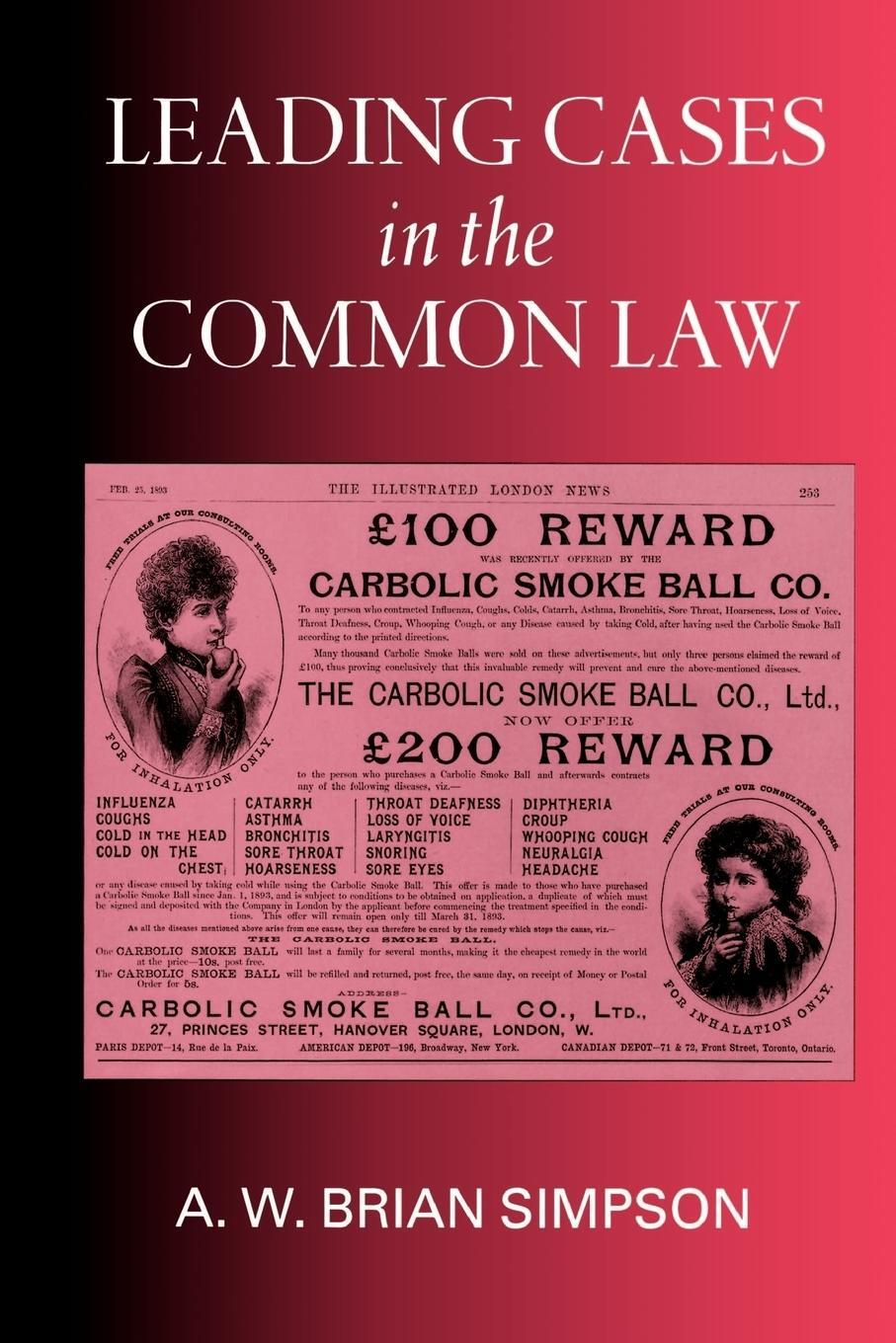 Cover: 9780198262992 | Leading Cases in the Common Law | A. W. Brian Simpson | Taschenbuch