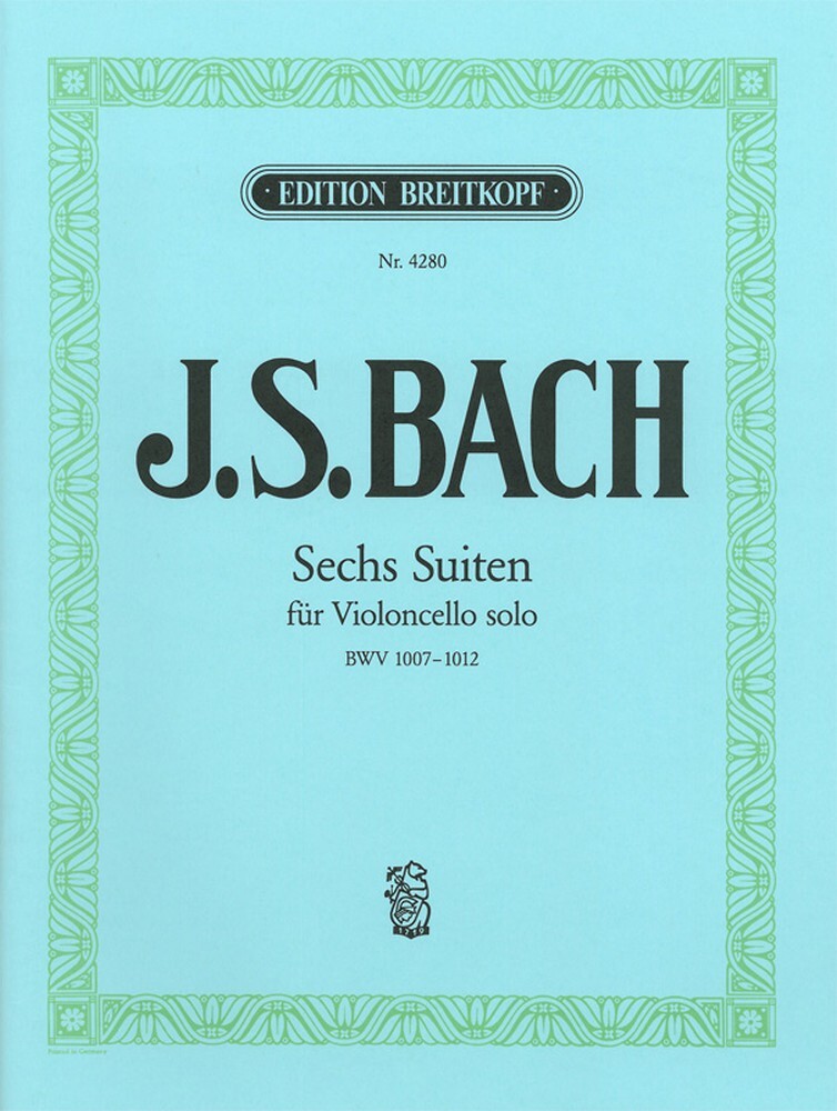 Cover: 9790004162569 | Suites(6) | Johann Sebastian Bach | Buch | Breitkopf & Härtel