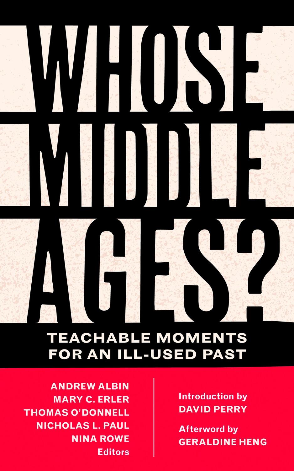 Cover: 9780823285563 | Whose Middle Ages?: Teachable Moments for an Ill-Used Past | Buch