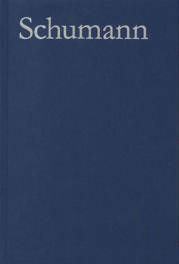 Cover: 9783873281103 | Schumann-Werkverzeichnis | Robert Schumann | Werkverzeichnisse | Buch