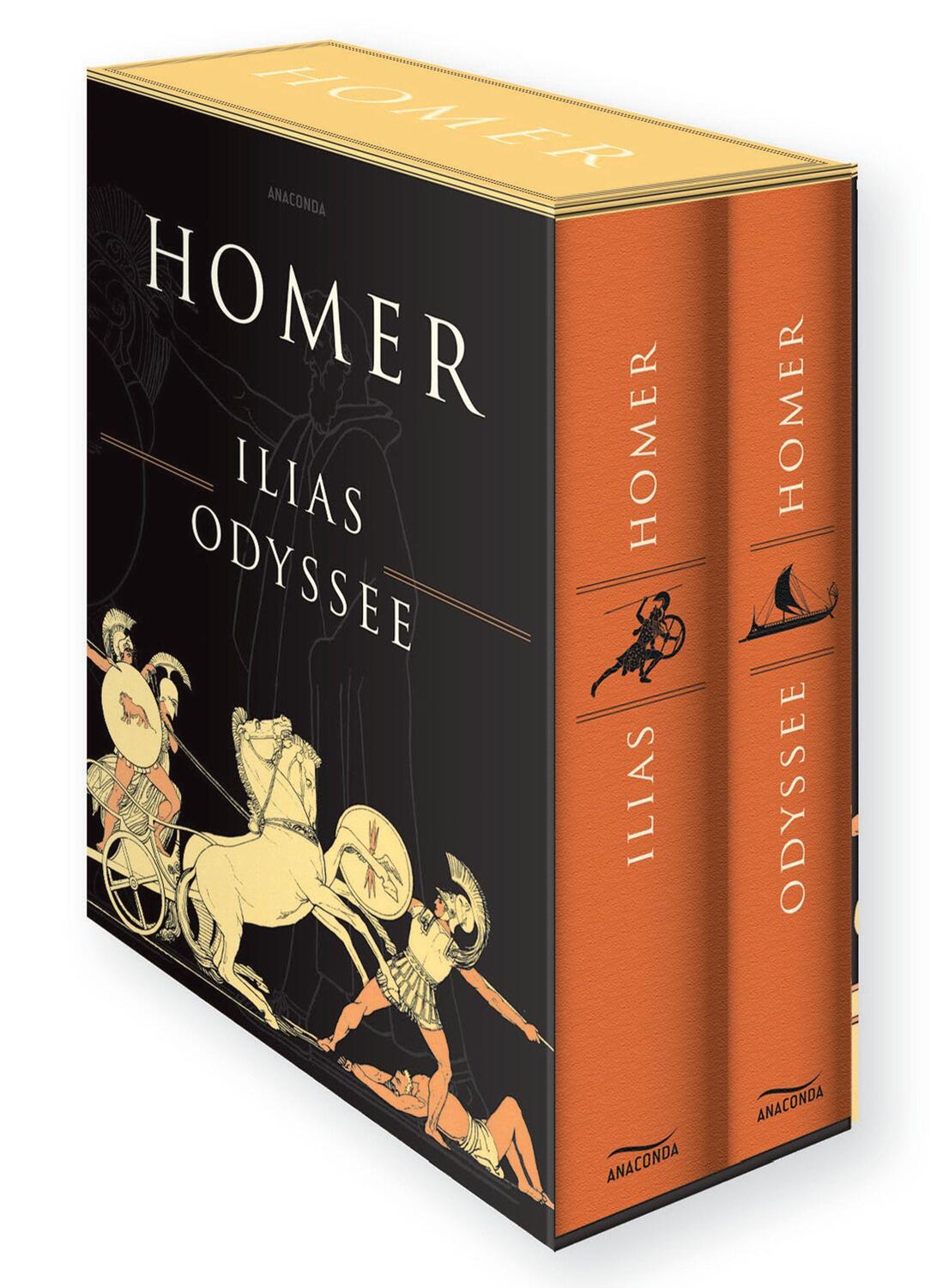 Cover: 9783730608098 | Ilias / Odyssee | Homer | Buch | Anaconda Gesammelte Werke | Schuber