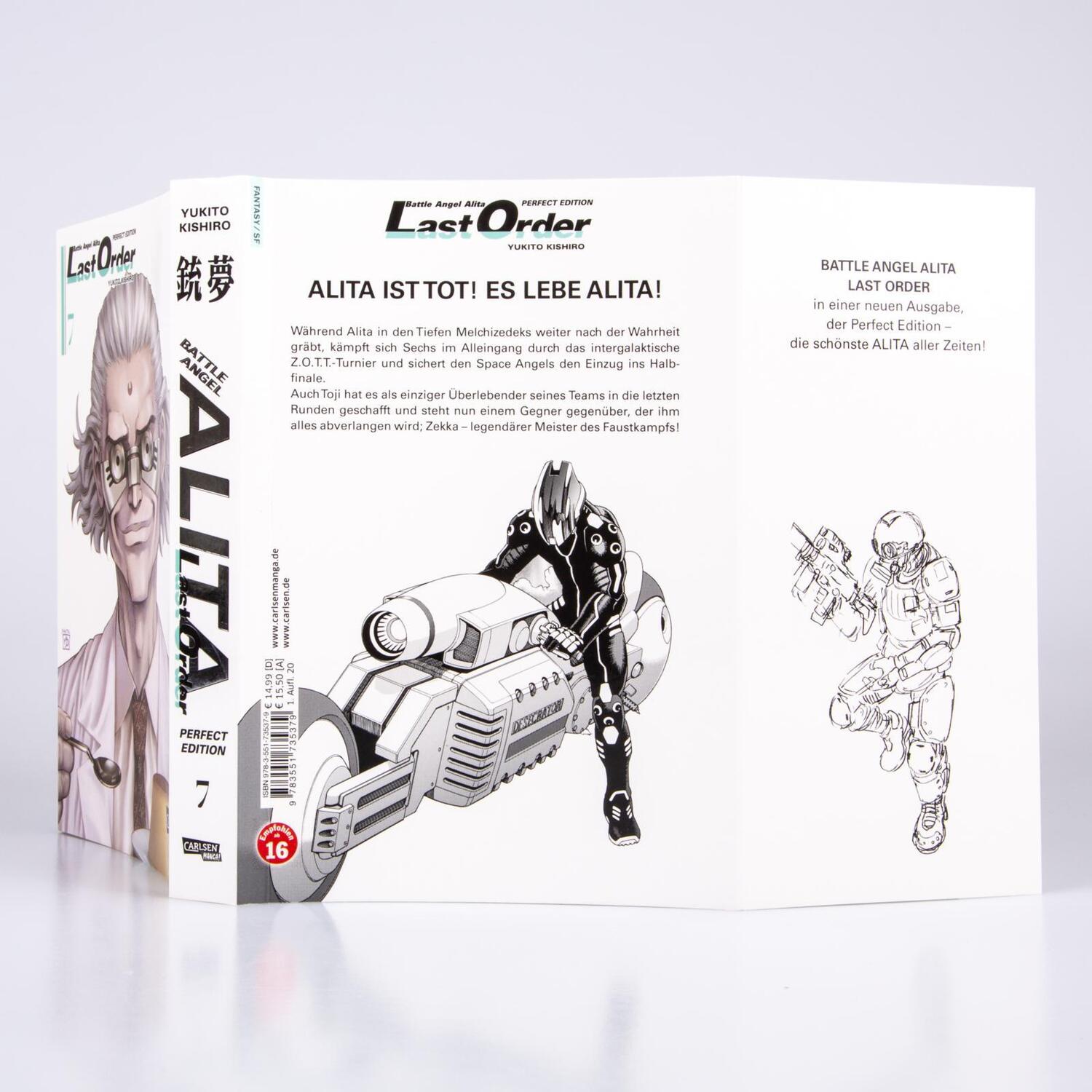 Bild: 9783551735379 | Battle Angel Alita - Last Order - Perfect Edition 7 | Yukito Kishiro