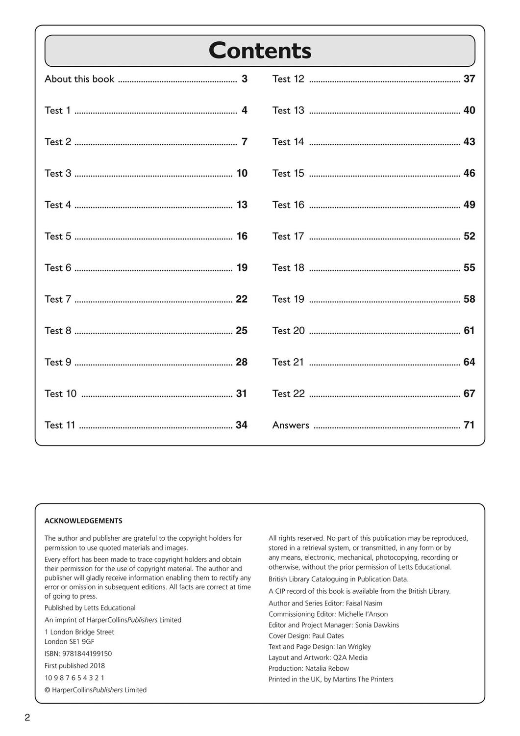 Bild: 9781844199150 | 11+ Maths Quick Practice Tests Age 10-11 (Year 6) | Letts 11 | Buch