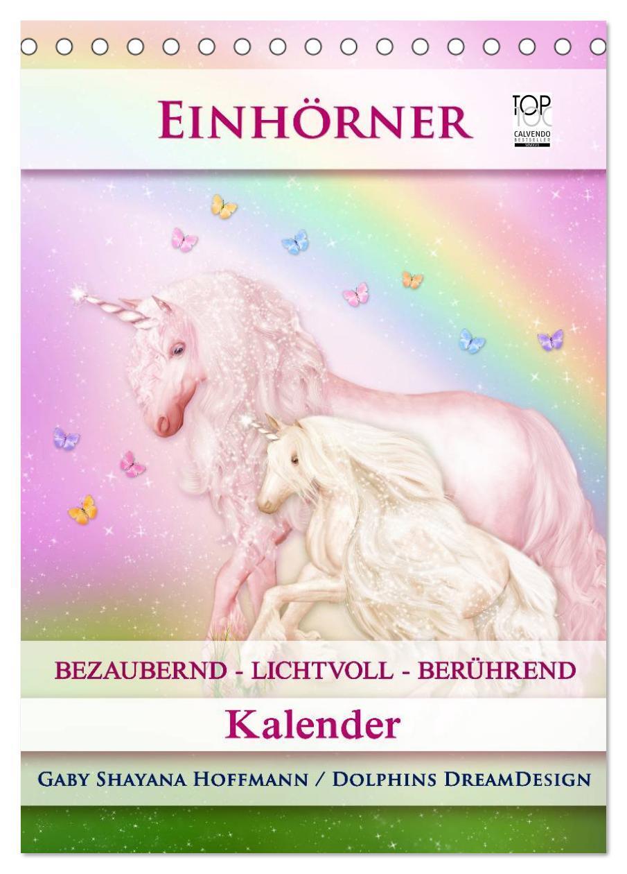Cover: 9783675704893 | Einhörner - Kalender (Tischkalender 2024 DIN A5 hoch), CALVENDO...