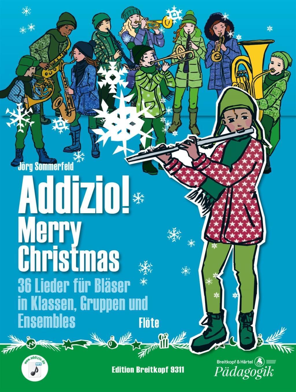 Cover: 9790004187753 | Addizio! - Merry Christmas Flöte | Broschüre | 52 S. | Deutsch | 2019