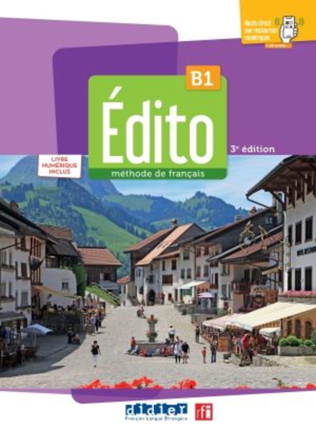 Cover: 9783125297579 | Édito B1, 3e édition. Livre de l'élève + code numérique | Taschenbuch