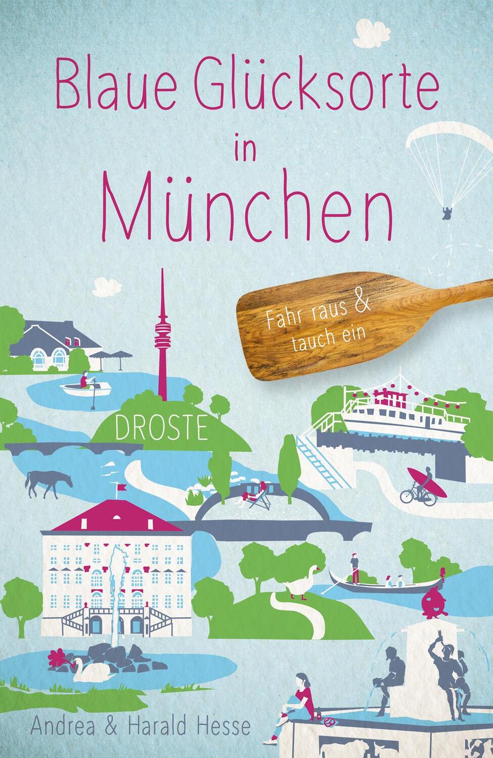 Cover: 9783770023417 | Blaue Glücksorte in München | Fahr raus &amp; tauch ein | Hesse (u. a.)