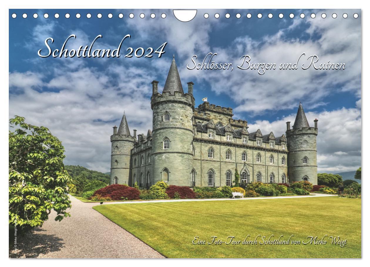 Cover: 9783675712492 | Schottland 2024 Schlösser, Burgen und Ruinen (Wandkalender 2024 DIN...