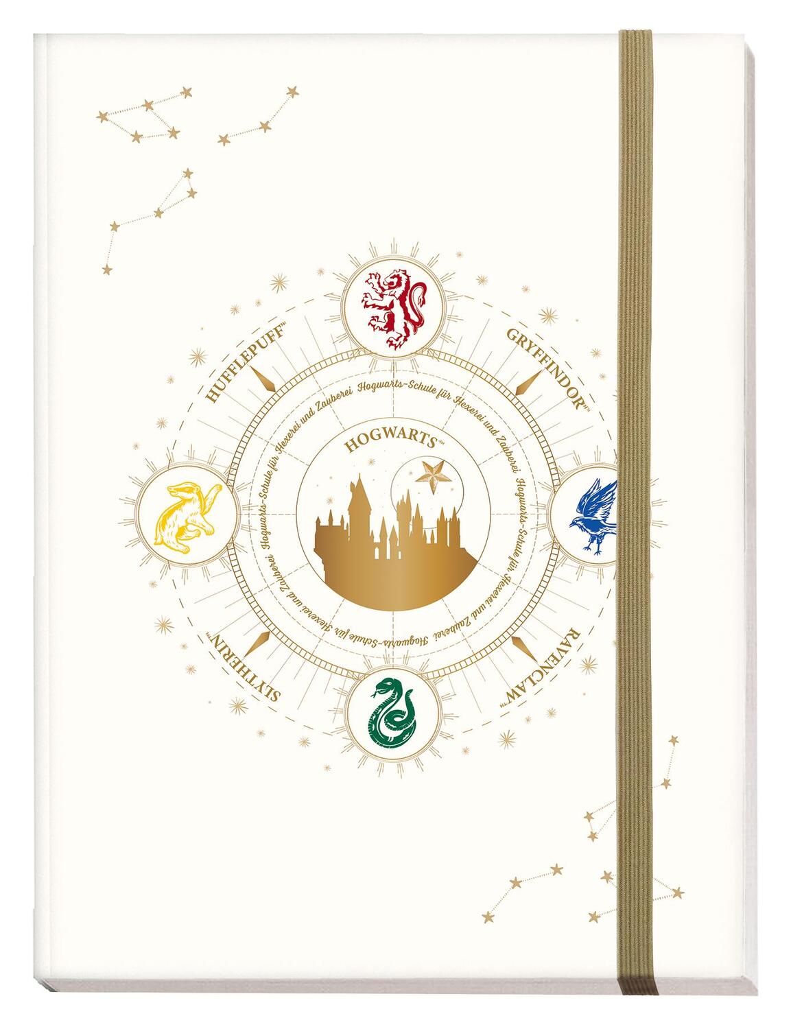 Cover: 4026898004209 | Harry Potter: Notizbuch Hogwarts (mit Verschlussgummi und Lesezeichen)