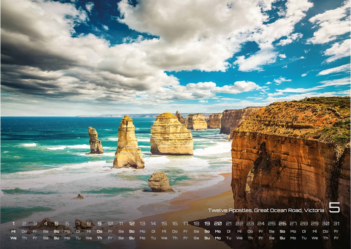 Bild: 9783986732042 | Australien - das Land der Kängurus - 2024 - Kalender DIN A3 | Kalender