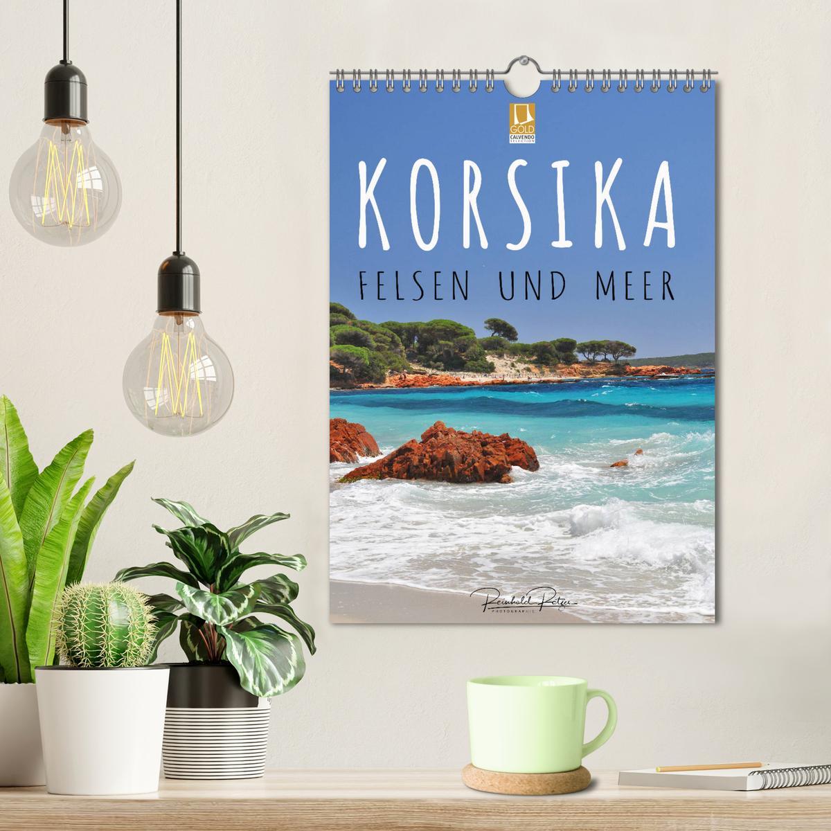 Bild: 9783435963690 | Korsika - Felsen und Meer (Wandkalender 2025 DIN A4 hoch), CALVENDO...