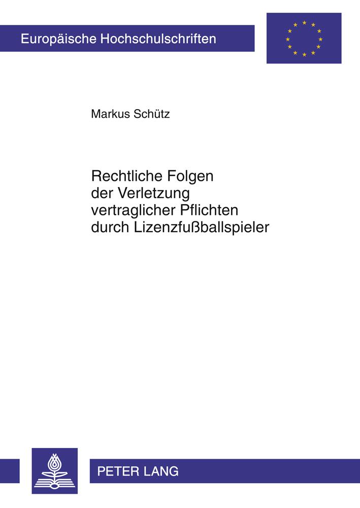 Cover: 9783631606162 | Rechtliche Folgen der Verletzung vertraglicher Pflichten durch...