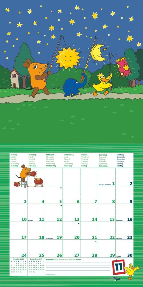 Bild: 4251732343965 | Alpha Edition - Die Maus 2025 Broschürenkalender 30x30cm,...