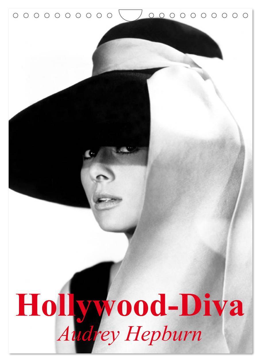 Cover: 9783457048047 | Hollywood-Diva - Audrey Hepburn (Wandkalender 2025 DIN A4 hoch),...