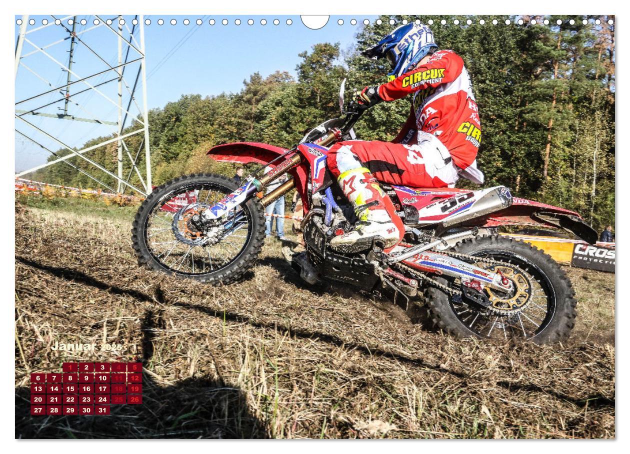 Bild: 9783435105519 | Enduro Mit Speed durch`s Gelände (Wandkalender 2025 DIN A3 quer),...