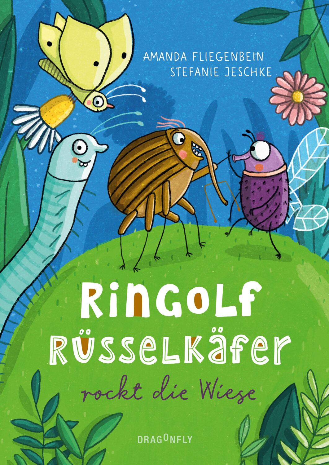 Cover: 9783748802389 | Ringolf Rüsselkäfer rockt die Wiese | Amanda Fliegenbein | Buch | 2023