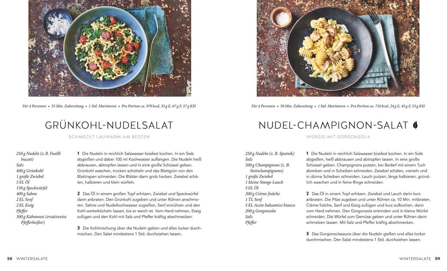 Bild: 9783833886522 | 1 Nudel - 40 Salate | Bunte Vielfalt für jede Jahreszeit | Taschenbuch