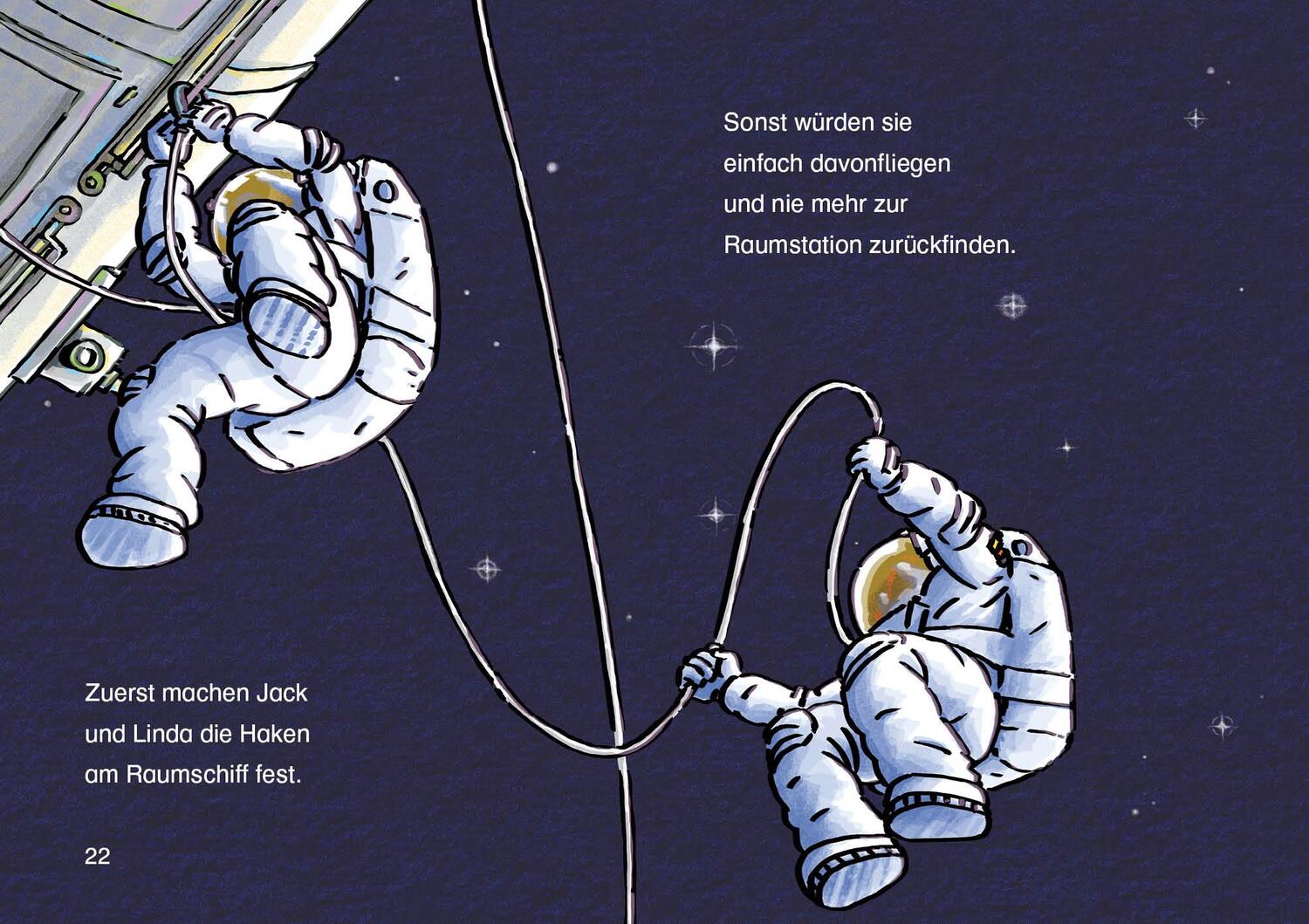 Bild: 9783743205109 | Leselöwen 1. Klasse - Alarm auf der Weltraumstation | Annette Neubauer