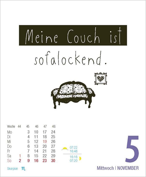 Bild: 9783731877455 | Visual Words 2025 | TypoArt Tages-Abreisskalender | Korsch Verlag