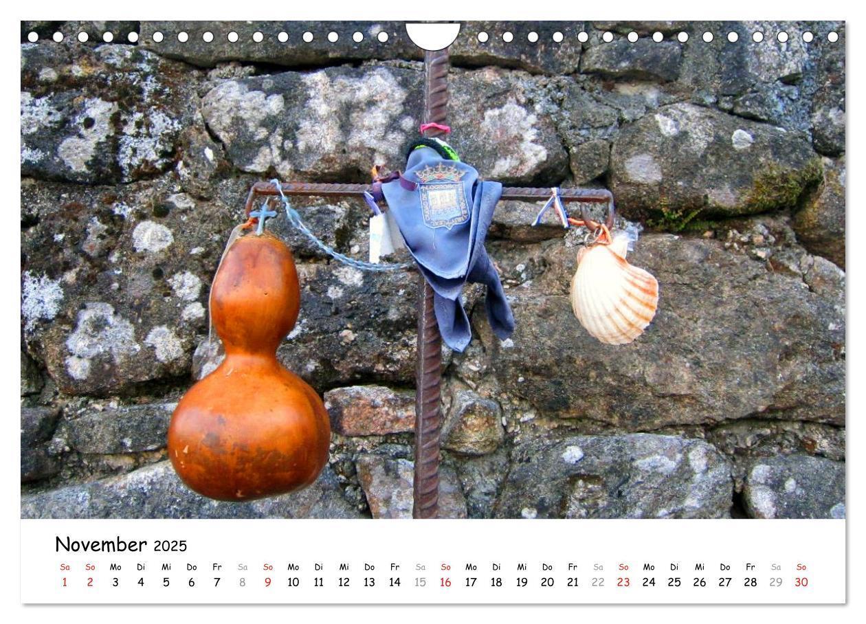 Bild: 9783435558391 | Camino Portugues - Jakobsweg (Wandkalender 2025 DIN A4 quer),...