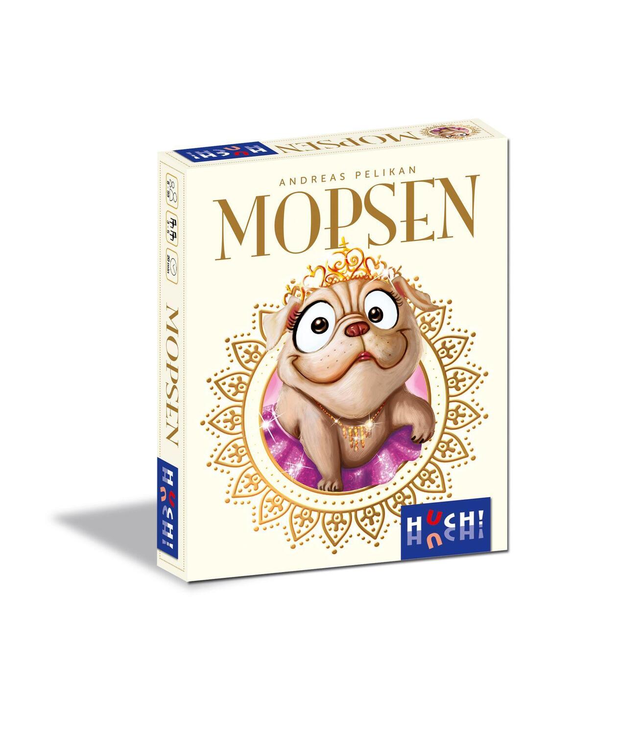 Cover: 4260071880659 | Mopsen | Andreas Pelikan | Spiel | Deutsch | 2019 | Huch & Friends