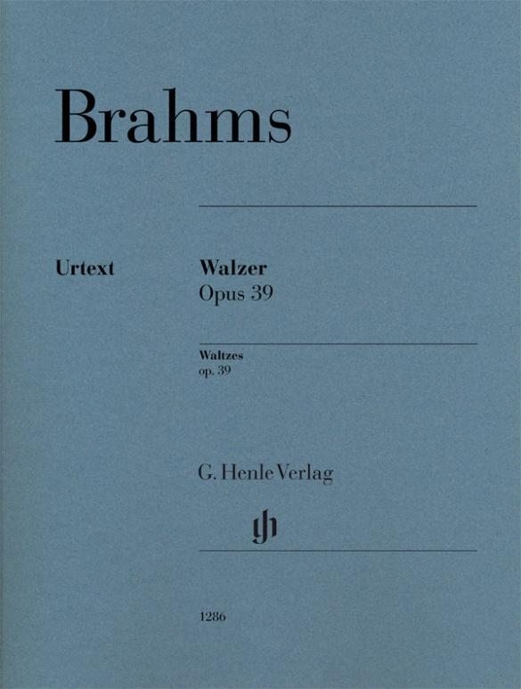 Cover: 9790201812861 | Brahms, Johannes - Waltzes op. 39 | Instrumentation: Piano solo | Buch