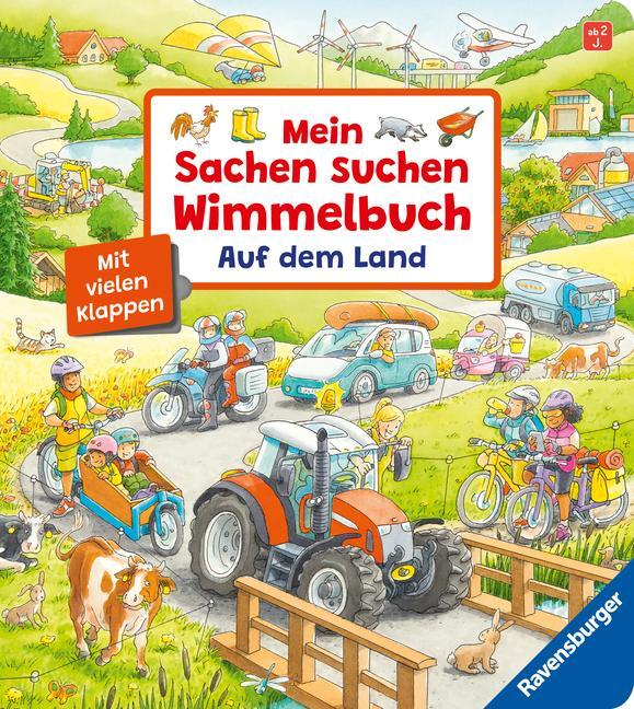 Cover: 9783473418817 | Mein Sachen suchen Wimmelbuch: Auf dem Land | Susanne Gernhäuser