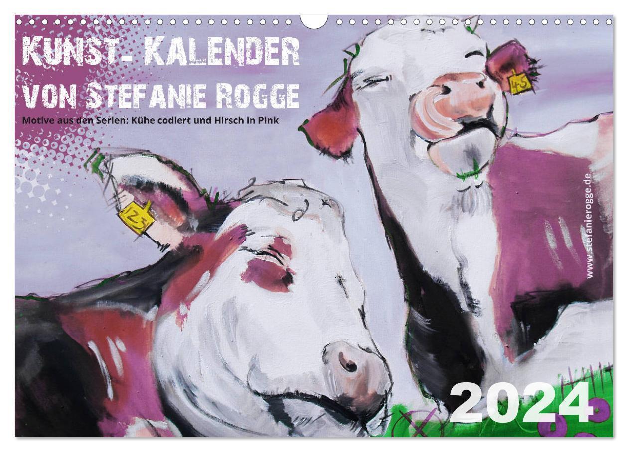 Cover: 9783675578951 | Kunst-Kalender von Stefanie Rogge (Wandkalender 2024 DIN A3 quer),...