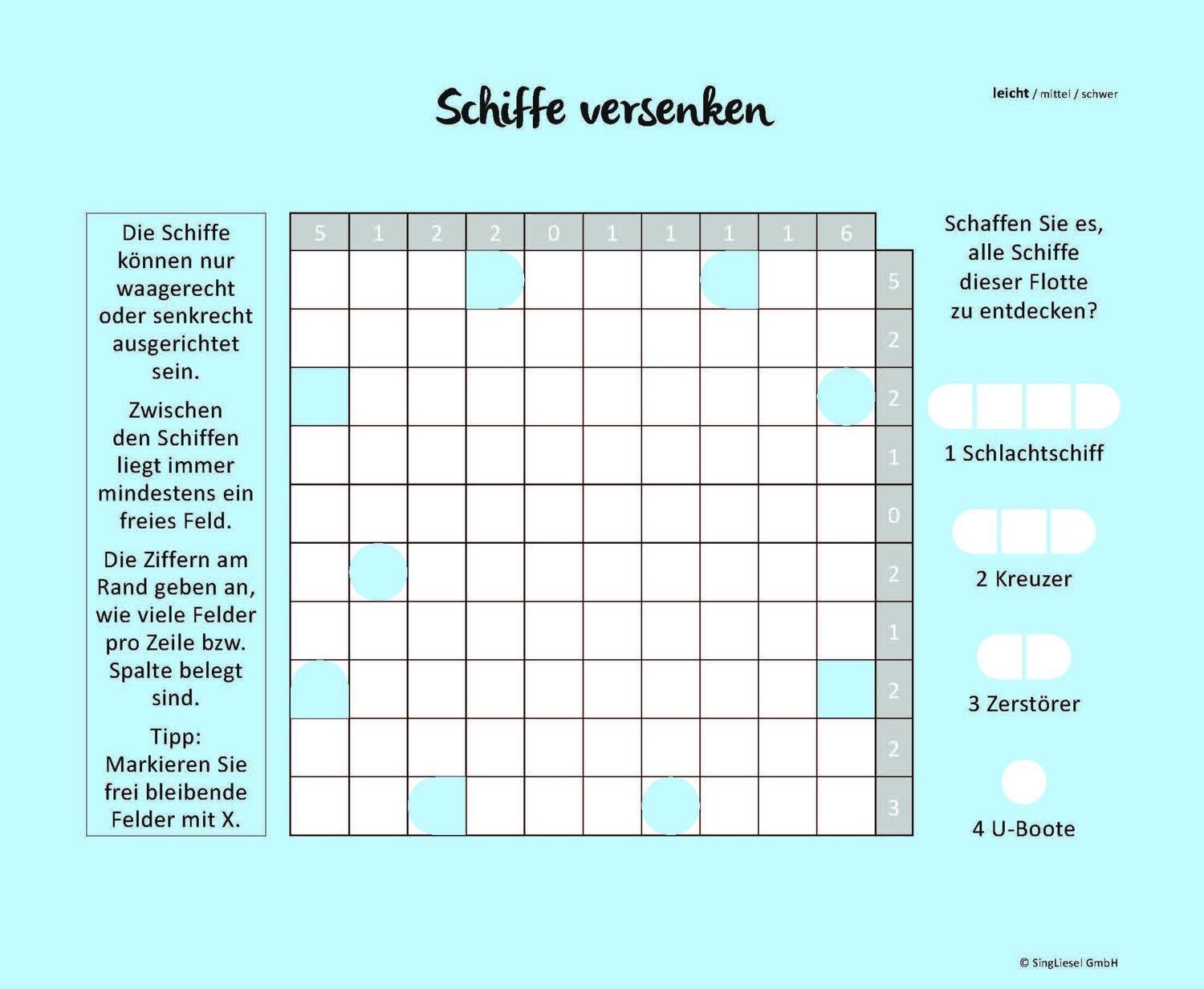 Bild: 9783948106430 | Schiffe versenken. Jetzt ohne Gegner alleine spielen. Der...