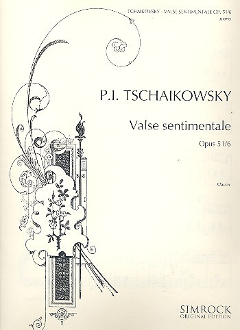 Cover: 9790221103628 | Valse sentimentale op. 51/6 | Pyotr Ilyich Tchaikovsky | Buch