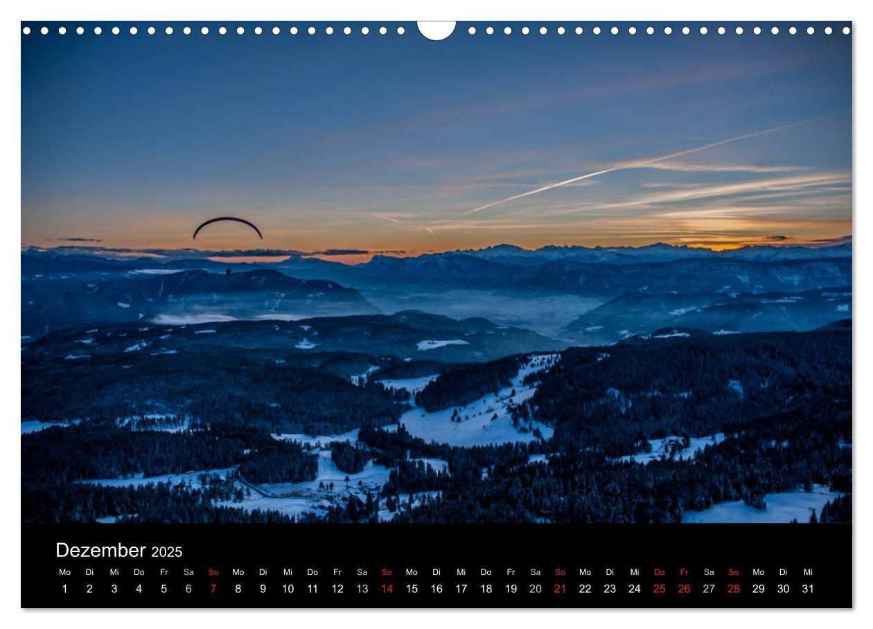 Bild: 9783435630936 | Paragliding - zwischen Himmel und Erde (Wandkalender 2025 DIN A3...