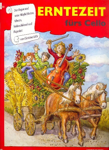 Cover: 9790204426898 | Erntezeit fürs Cello | Christine Löhr | Heinrichshofen Violoncello