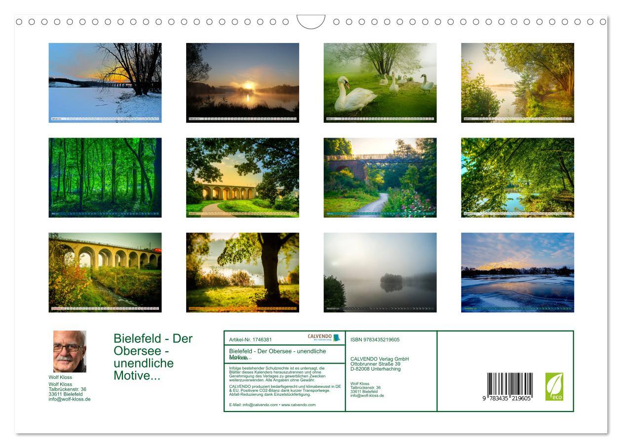 Bild: 9783435219605 | Bielefeld - Der Obersee - unendliche Motive... (Wandkalender 2025...