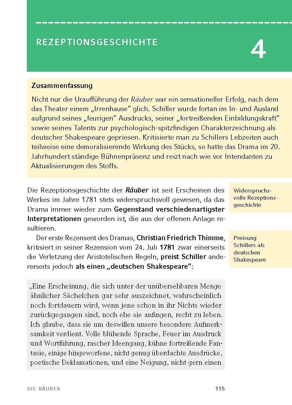 Bild: 9783804420922 | Die Räuber von Friedrich Schiller - Textanalyse und Interpretation