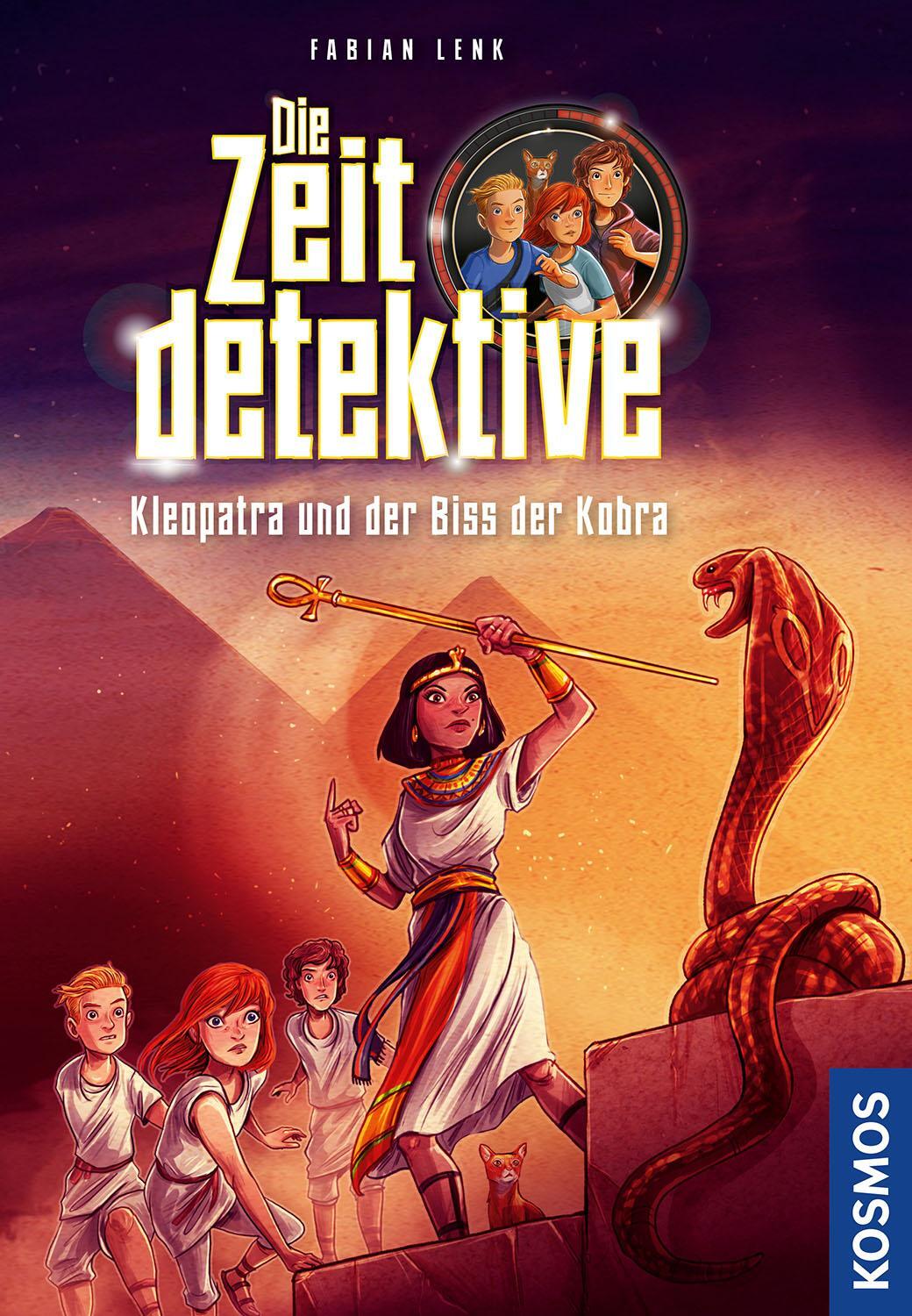 Cover: 9783440177884 | Die Zeitdetektive, 1, Kleopatra und der Biss der Kobra | Fabian Lenk