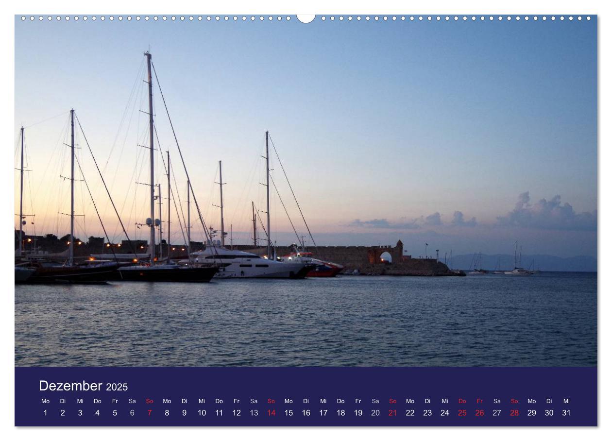 Bild: 9783435668144 | Rhodos mit Lindos und Symi (Wandkalender 2025 DIN A2 quer),...