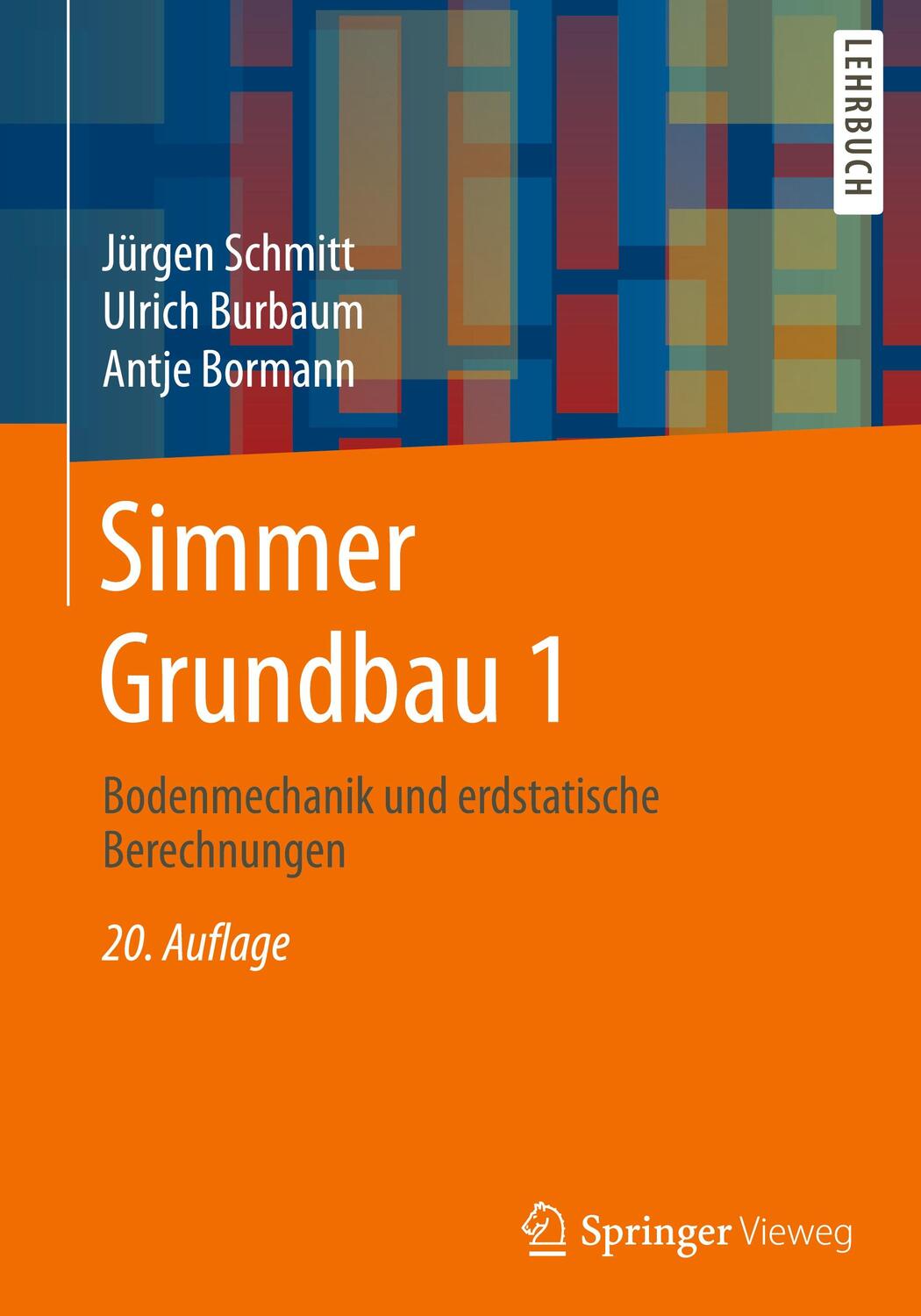 Cover: 9783519552314 | Simmer Grundbau 1 | Bodenmechanik und erdstatische Berechnungen | Buch