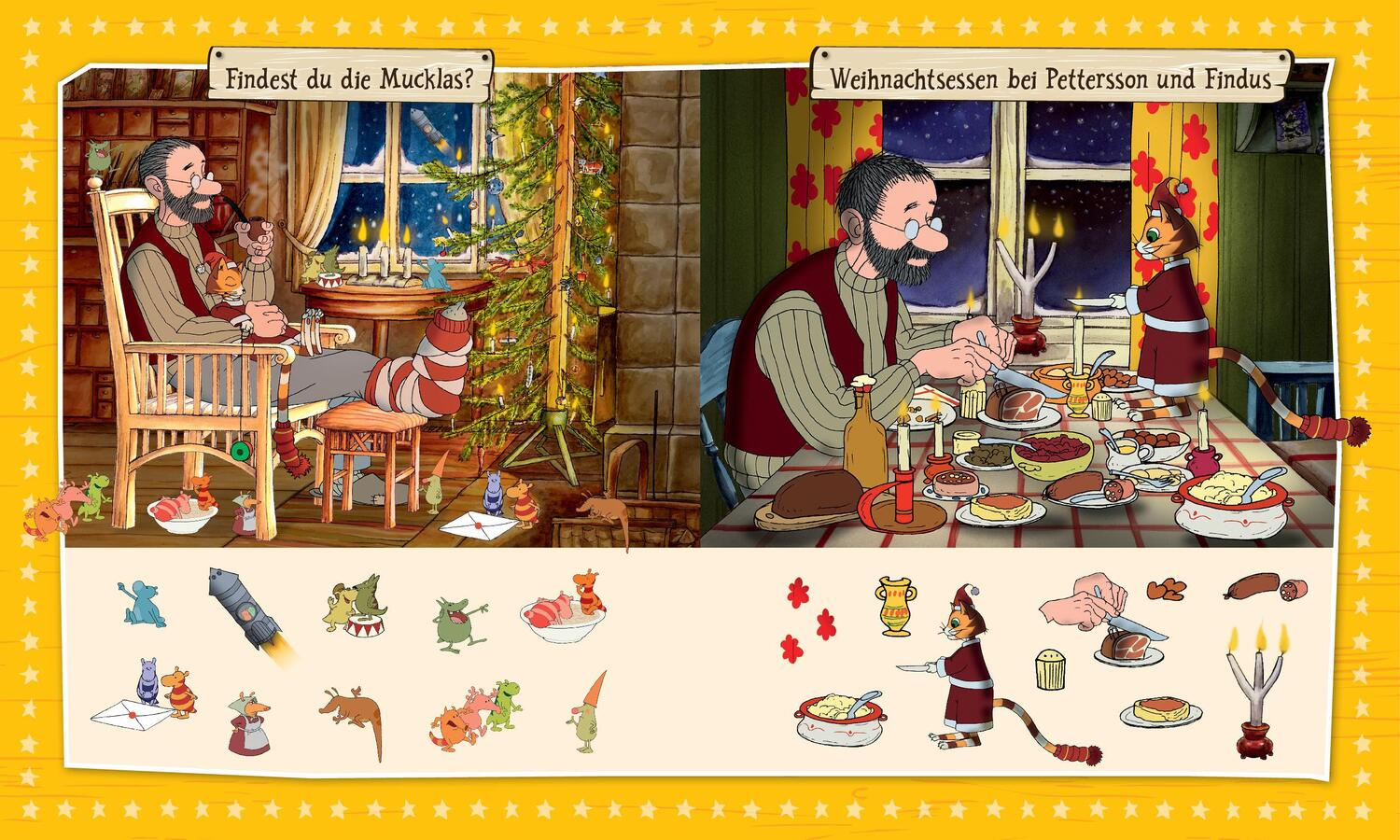 Bild: 9783961292189 | Wimmeliges Weihnachtsfest mit Pettersson und Findus | Buch | 16 S.