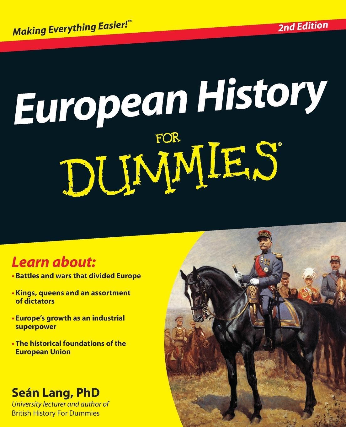 Cover: 9780470978184 | European History For Dummies | Sean Lang | Taschenbuch | Paperback