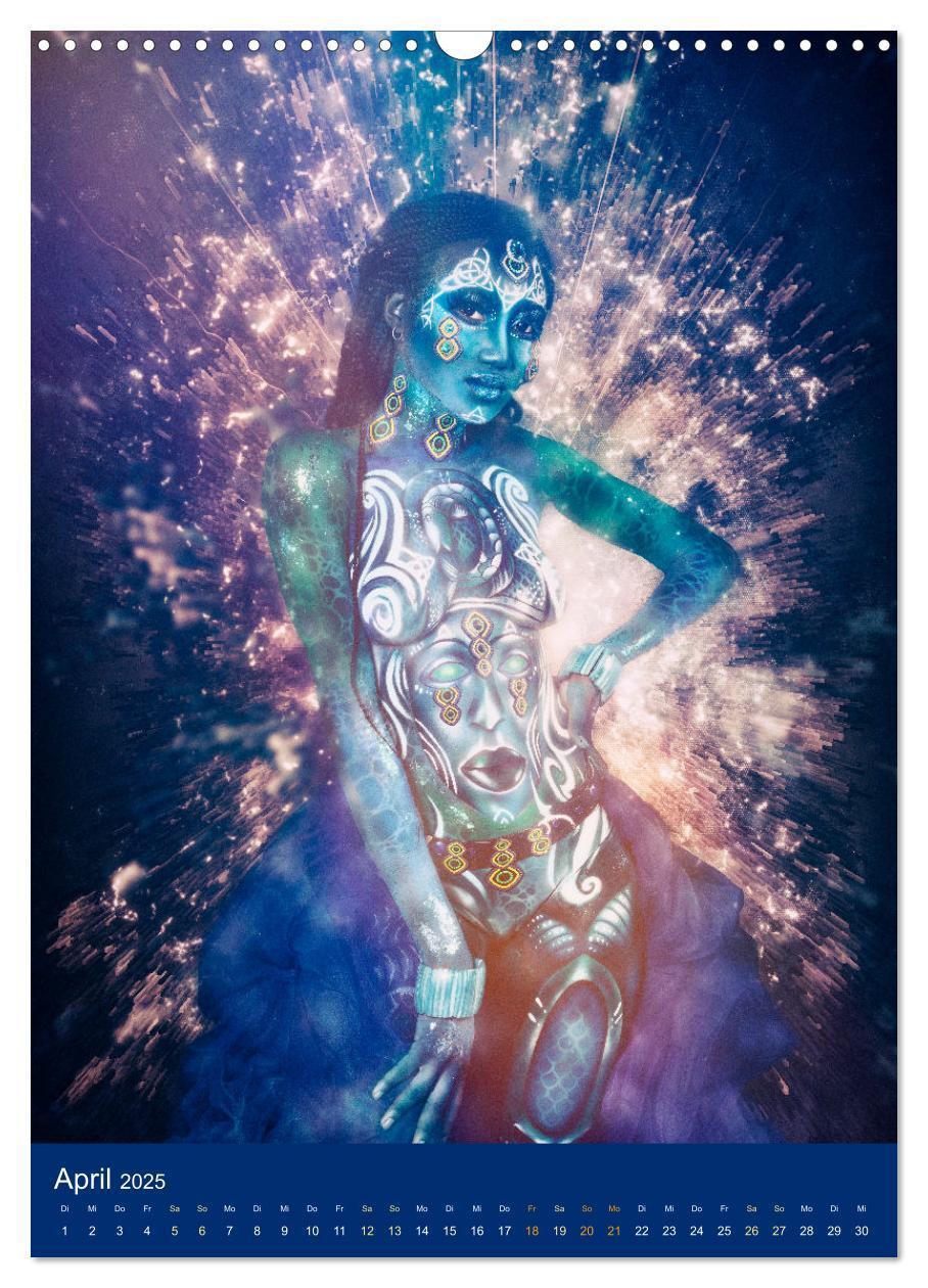 Bild: 9783435933563 | Bodypainting Adventures (Wandkalender 2025 DIN A3 hoch), CALVENDO...