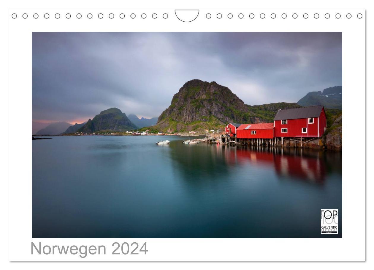 Cover: 9783383610882 | Norwegen 2024 - Land im Norden (Wandkalender 2024 DIN A4 quer),...