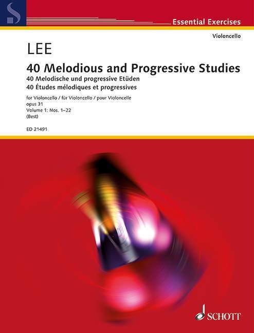 Cover: 9790001190909 | 40 Melodische und progressive Etüden | Sebastian Lee | Buch | 56 S.