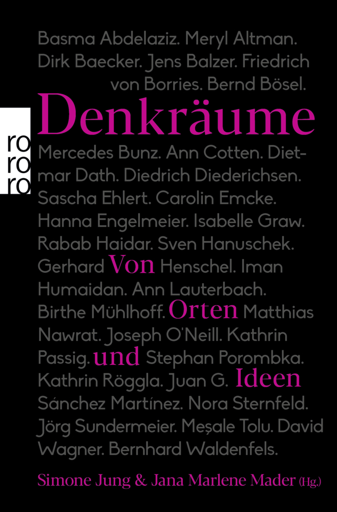 Cover: 9783499002946 | Denkräume | Von Orten und Ideen | Simone Jung (u. a.) | Taschenbuch