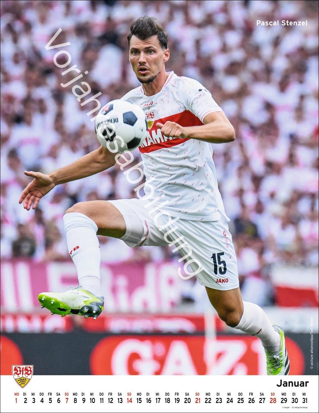 Bild: 9783756405404 | VfB Stuttgart Posterkalender 2025 | Heye | Kalender | Spiralbindung